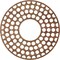 Ekena Millwork Fink Wood Fretwork Pierced Ceiling Medallion, Walnut, 34"OD x 12 3/8"ID x 3/8"T CMWP34X34X0375FFWA - alternate 4